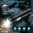 thumbnail image 6 of Onekawa LED Flashlights,USB Rechargeable Waterproof Flashlight for Hiking Camping Outdoor Sport (Battery Included),Black, 6 of 7
