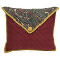 thumbnail image 4 of Donna Sharp Spice Postage Stamp UCC Throw Pillow Contemporary Red Decorative Textured Square, 4 of 5