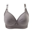 Bazyrey Womens Plus Size Support Sagging Bra Full Figure Bras Gray Buy 2 Get 3