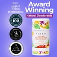 thumbnail image 3 of (Pack Of 5) Tiara Natural Deodorant Coconut Natural 2.65 Oz, 3 of 7