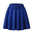 thumbnail image 3 of SMihono Robe d'Été Grande Taille pour Femmes 2023 Décontractée Aguichant Mode Été Mini Extensible Taille Évasée Plissée Jupe Patineuse, 3 of 3