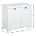 thumbnail image 2 of Topcobe Modern Floor Cabinet, Storage Cabinet for Living Room, Kitchen, Bathroom, Hallway, Indoor Furniture, White, 2 of 5