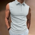 thumbnail image 2 of Men's Sleeveless T Shirt Casual Solid Holiday Shirts Casual Vest Tops Sports Garment Mens Vest Long Sleeve T Shirts for Men Pack Large Tall T Shirts Tops for Men Loose Fit Mens Shirts Packs 2xl Tall, 2 of 5