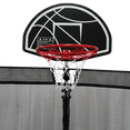 thumbnail image 3 of 15FT Trampoline with Balance Bar, Basketball Hoop & Safety Enclosure Net, Recreational Trampolines with Ladder for Kids & Adults, Outdoor Trampoline with Storage Bag, Blue, 3 of 8