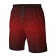 thumbnail image 4 of Balery Red Geometric Traje de Baño Estilo Hawaiano para Hombre, Shorts de Secado Rápido con Bolsillos-X-Large, 4 of 6
