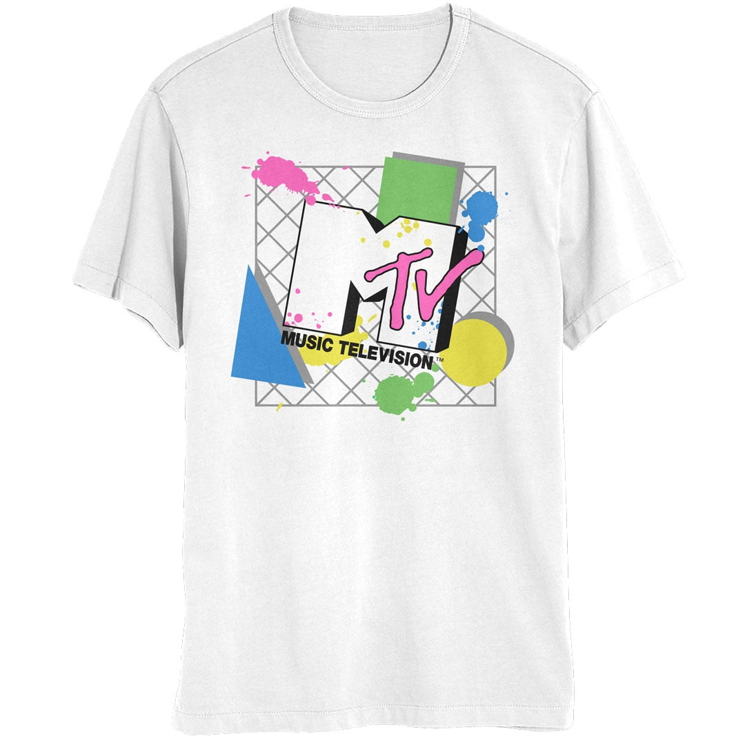 MTV - 80s Abstract Logo Mens T Shirt - Walmart.com