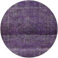 thumbnail image 1 of Ahgly Company Indoor Round Mid-Century Modern Purple Persian Area Rugs, 7' Round, 1 of 6
