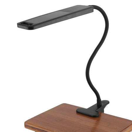 Black Clamp Stick Table Light Flexible Neck Desk Lamp 36 Led