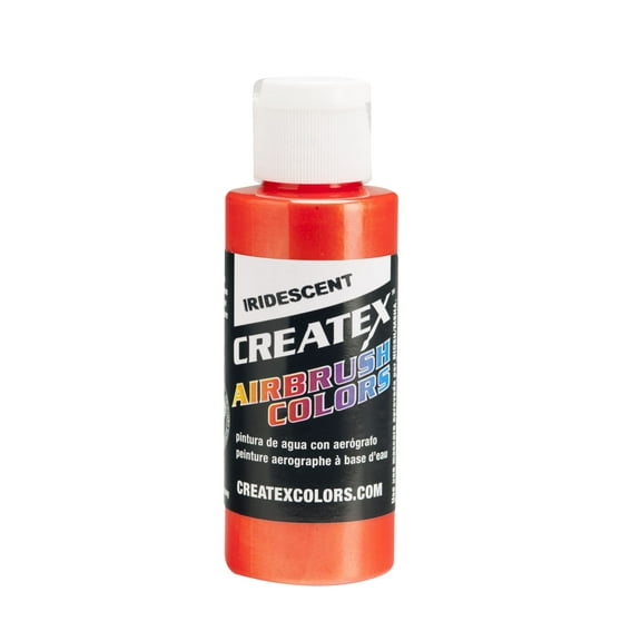 Createx Airbrush Color, Iridescent, 2 oz., Scarlet