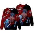 thumbnail image 2 of Jersey de cuello redondo con estampado 3D de puertas Roblox para adultos y niños, Jersey holgado informal de dibujos animados, figura de Escape de la puerta, 2 of 4