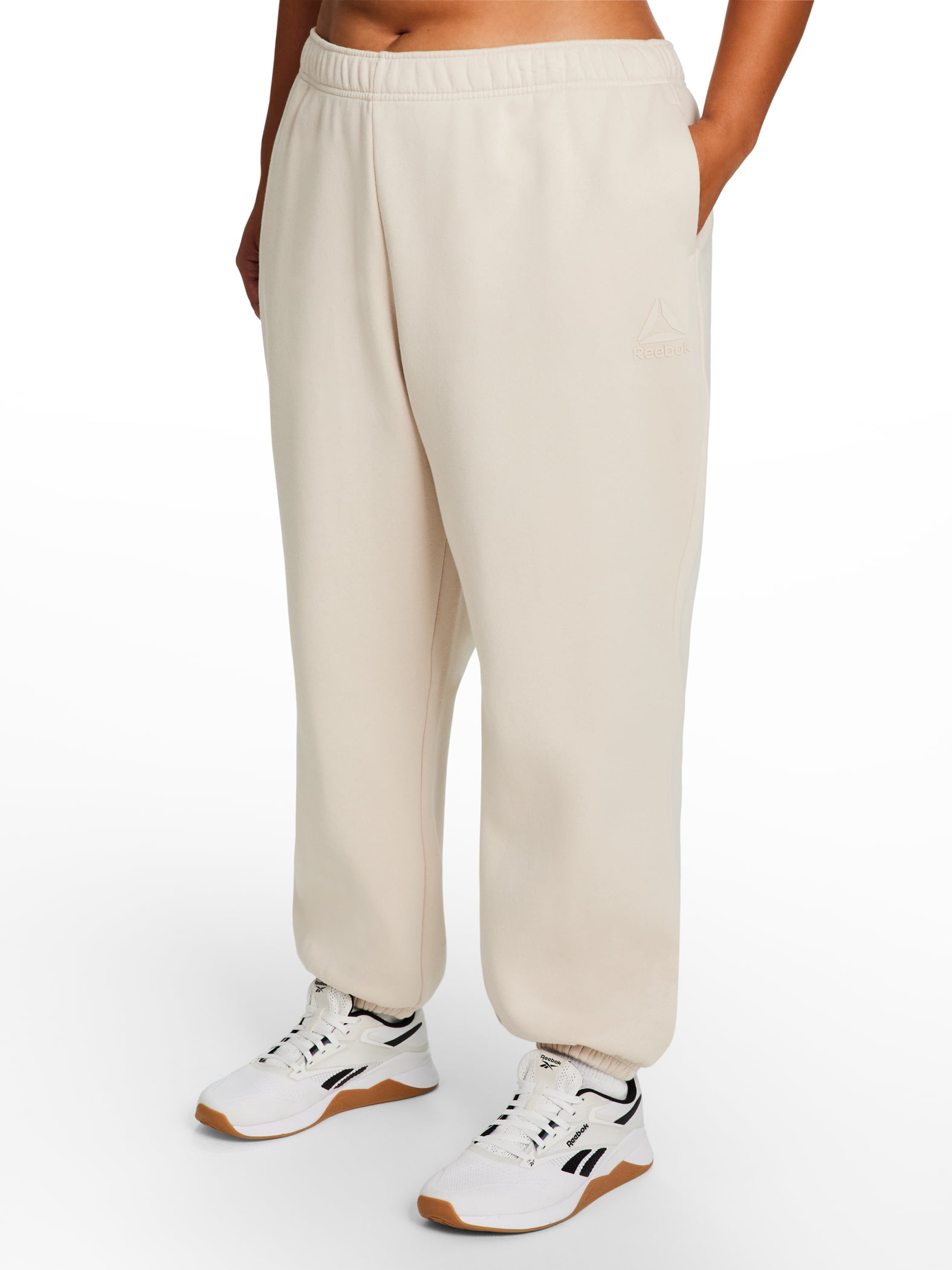 Reebok Women's and Women's Plus Weekender Oversized Cinched Hem Jogger, Sizes XS-4X
