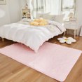 thumbnail image 5 of PERFEMET Blush Shag Area Rugs 5x8 Big Runner Rug Faux Fur Carpet for Home Decorative Girls Room Non-Slip Rug(5'x8', Pink), 5 of 8