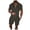 Dark Gray*, variant on RUTAYY Men's Outfits Casual 2 Piece Solid Color Zipper Turndown Collar Short Sleeve Blouse and Drawstring Pocket Shorts Elegant Holiday Clothing Sets