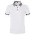 thumbnail image 2 of Men's Four Seasons Leisure Fashion Design Lapel Button Short Sleeve, 2 of 6