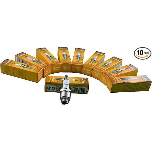 OakTen Replacement Spark Plug For RJ19LM RJ8C BR2LM BMR6A W7AC W20SRU GL3R  Pack of 10