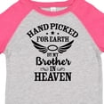 thumbnail image 4 of Inktastic Handpicked for Earth by My Brother in Heaven Angel Wings Boys or Girls Toddler T-Shirt, 4 of 5