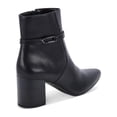 thumbnail image 3 of Aqua College Womens Tatum Leather Pointed Toe Booties, 3 of 3