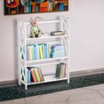 thumbnail image 6 of HomeStock City Chic Shelf Bookcase Spacious Shelves for Ample Storage and a Contemporary Appearance, Perfect for Home Decor-Color:White,Size:3 Tier Ladder, 6 of 10