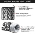 thumbnail image 7 of Halloween Ghost Army Pattern Kitchen Oven Mitt and Pot Holder Sets 4 Pcs for Baking, Cooking and Grilling, Heat Resistant Up To 392 °F, 7 of 7