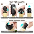 thumbnail image 3 of Bomba eléctrica para conservar el vino con tapones de vacío. Conservador de vino al vacío. Mantén tu vino fresco hasta por 10 días., 3 of 5