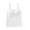 White, variant on FAIWAD Kids Girls Tank Top Sleeveless Cute Bow Cotton Undershirts Breathable Stretch Camisoles with Pad, 8-12Years