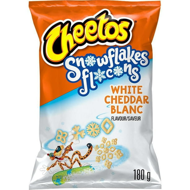 White Cheddar Snowflake Cheetos Are Here