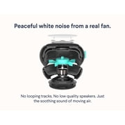 SNOOZ White Noise Sound Machine - Real Fan Inside, Control Via iOS and Android App - Cloud