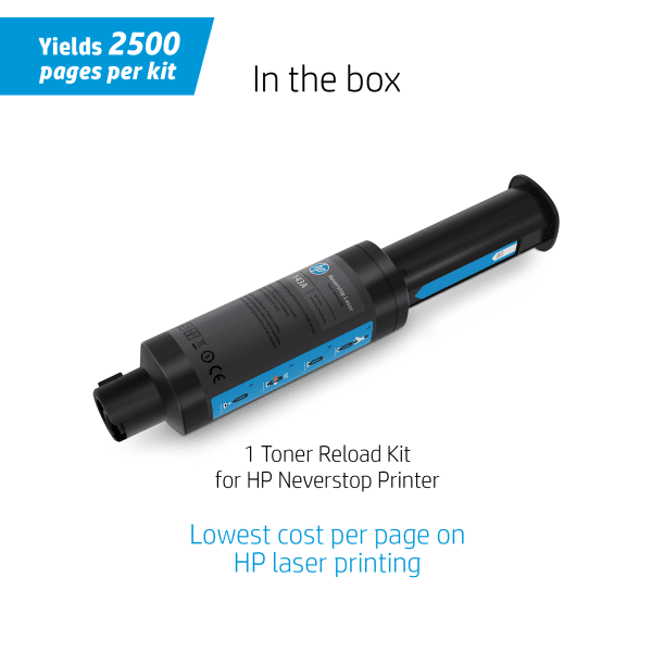 hp 143ad dual pack black original neverstop laser toner reload kit