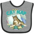 thumbnail image 3 of Inktastic Cat Nap Cute Sleeping Cat Boys or Girls Baby Bib, 3 of 4