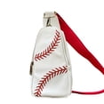 thumbnail image 2 of CAIXIA Medium Crossbody Bags For Women Unisex Sports Baseball Crossbody Chest Messenger Bag, Casual Daily Shoulder Purse For Men Women, 2 of 8