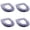 Grey 4PCS, variant on Warm Zipper Bathroom Toilet Seat Mat Cushion Winter Soft Closestool Plush Cover Violet Grey