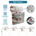 thumbnail image 7 of Table Runners 48 Inches Long Dress Scarves, Christmas Farmhouse Kitchen/Dining Table Runner, Short Coffee Tablerunners, Xmas Snowman Tree Botanical Gray 13x48 Inch, 7 of 7
