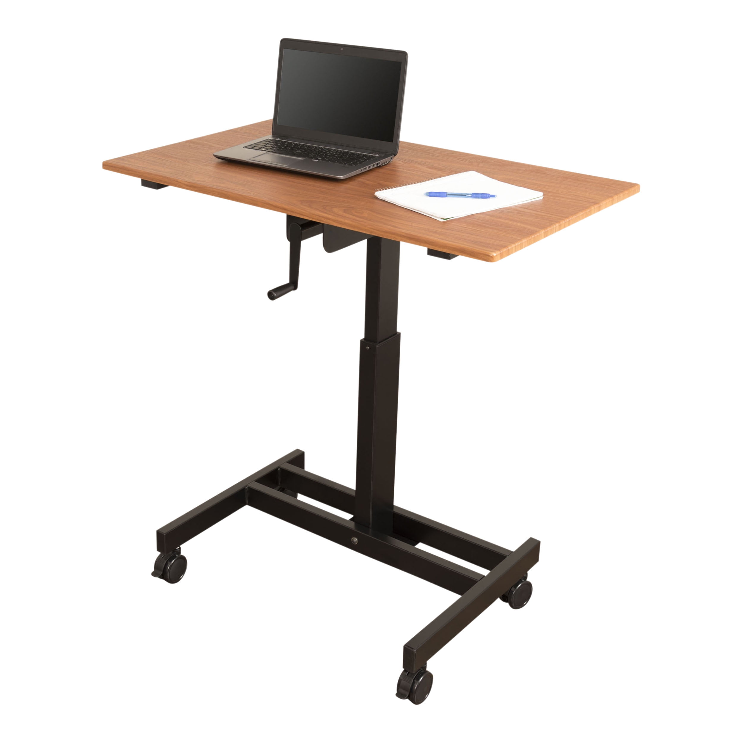 single column standing desk