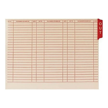 Medical Arts Press End-Tab Out Cards 100/Box 32055