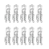 (10)-Pack 35 Watt G9 110V 35W 120 Volt T4 Clear Light Bulbs 35watt looped pins