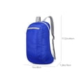 thumbnail image 3 of Cagogo Foldable Backpack, Lightweight Portable Daypack for Hiking Travel, Large Capacity Water Resistant Sports Backpack, Durable Foldable Backpack for Outdoor Camping Gym Workout, 3 of 9
