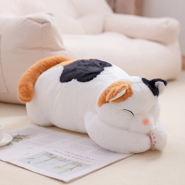 45cm Big Size New Cute Animal Kawaii Cat Plush Toys Sleep Pillow Kids Birthday Gift Child Girl Xmas Valentine's zhangyuxiang LED