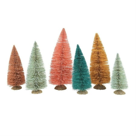 Department 56 Christmas Village Vista Pines Set, 6 Pieces 9in H
