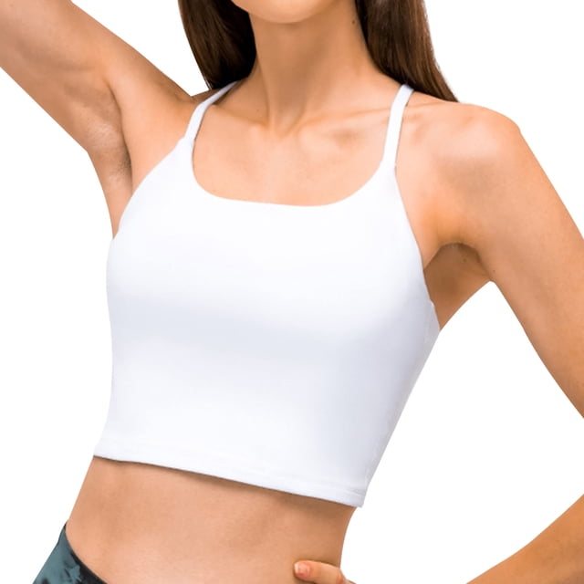Chaleco de yoga blanco con almohadilla en el pecho Chaleco sexy Correa de fitness deportiva transpirable MFZFUKR BST3028423-3