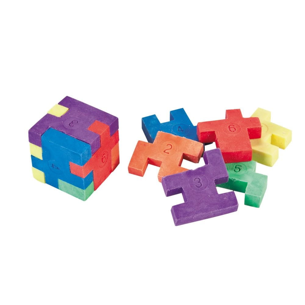 Puzzle Erasers Party Favors 12 Pieces