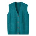 thumbnail image 1 of LOVZFMLL Cardigan for Women's Solid Knit Warm Camisole Button Cardigan, 1 of 2