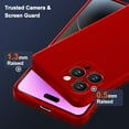 thumbnail image 3 of Compatible with Samsung Galaxy Note 20 Ultra Case, Thin Liquid Silicone Case,Shockproof,Slim Thin Phone Case for Galaxy Note 20 Ultra, Red 2-sam n20u-07, 3 of 14