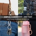 thumbnail image 4 of DF Metal Spring Clasp Keychain with Split Key Ring, Durable Carabiner Key Holder for Keys, Bags, Purses, Assorted 4 Colors, 4 of 7