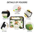 thumbnail image 3 of WOBOGO St Patricks Pattern with Leprechauns and Green Beer Mugs Expanding File Folder Letter Size Accordion Filing Organizer 13 Pocket Separate Organ Pocket, 3 of 7