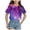 Light Purple, variant on Godom Girls Short Sleeve T Shirts Casual Daily Shirt for Kids Girls Summer T Shirts