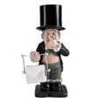 thumbnail image 1 of Polyresin Man Stinky Butler Toilet Paper Holder Decorative Home Washroom Roll Paper Holder, 1 of 5