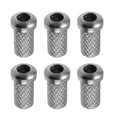thumbnail image 2 of 6 Piezas de Guitarra Eléctrica de Hierro Través de Casquillos de Cuerpo de 9x5mm - Cromo, se describe Sunnimix  A través de férulas, 2 of 8