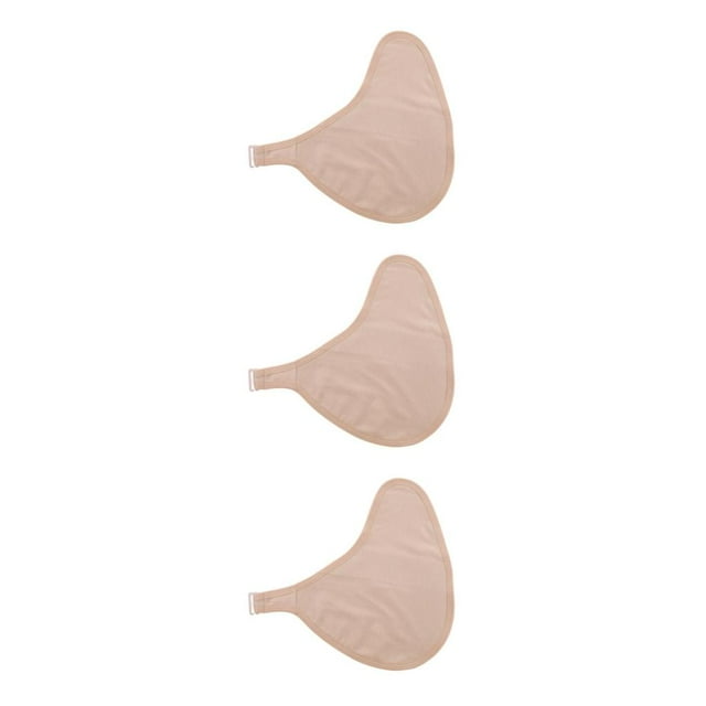 Decodeary Eft Hook Silicone Breast Forms Mastectomy Secure Pocket for Fake Boobs Enhanced Comfort S 3Set