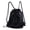 Black, variant on Drawstring Backpack, Watertight Gym Sacks Unisex Travelling Shoulders Bag for School Large Drawstring Bag Sport Backpack
