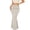 Khaki, variant on BUWTTER Women's Skirts High Waist Stretch Knit Pleated Elegant Bodycon Party Pure Color Black Skirt L